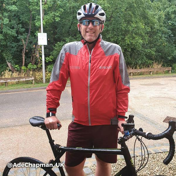 Proviz Men's Nightrider Reflective Waterproof Cycling Jacket 3/4