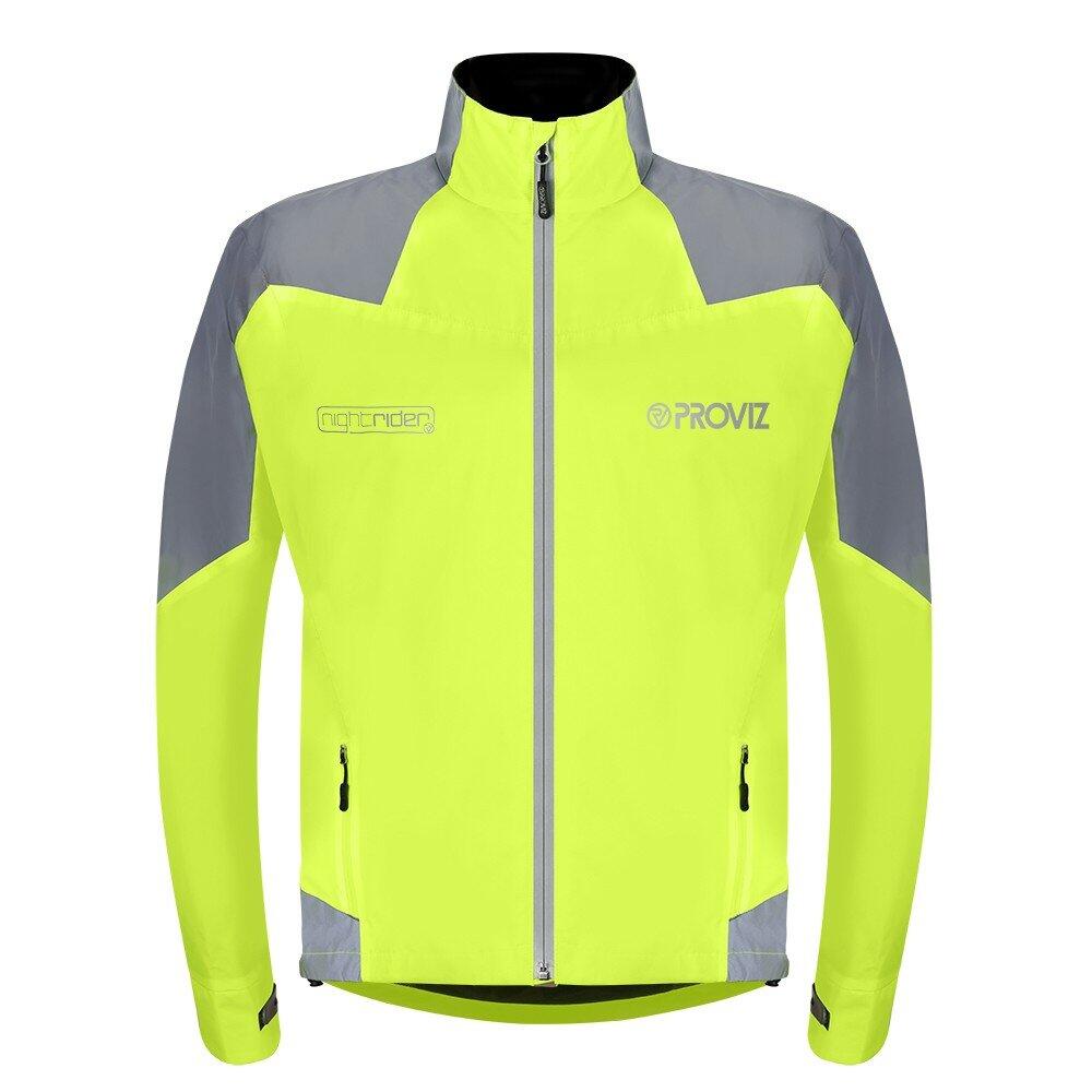 Proviz Men's Nightrider Reflective Waterproof Cycling Jacket 1/7