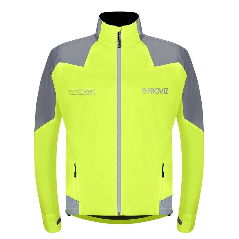 Jacke Nightrider gelb reflektierend