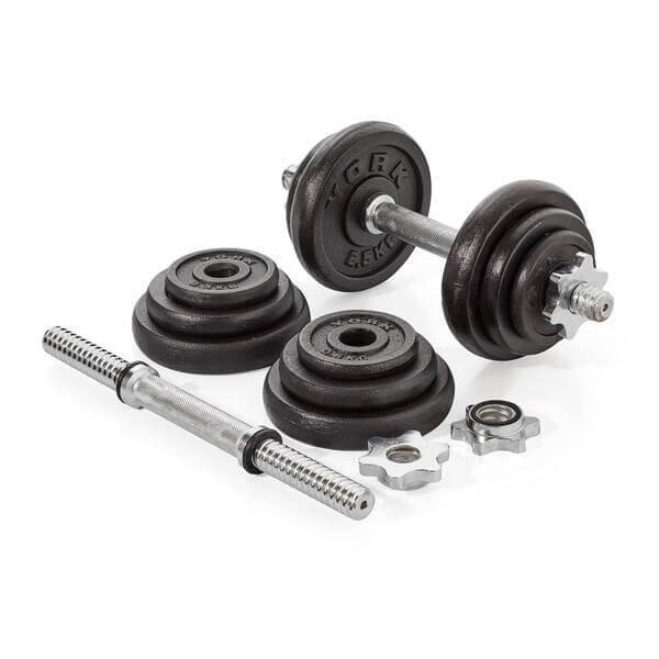 York 20kg Cast Iron Dumbbell Set with Case 4/5