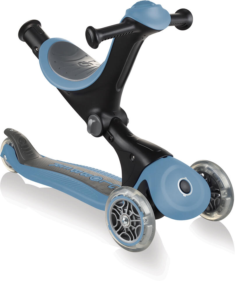 Globber Go Up scooter pour enfants "4 in 1" Deluxe en bleu pastel 2/5