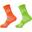 Lot de 2 paires de chaussettes longues Spiuk Top Ten