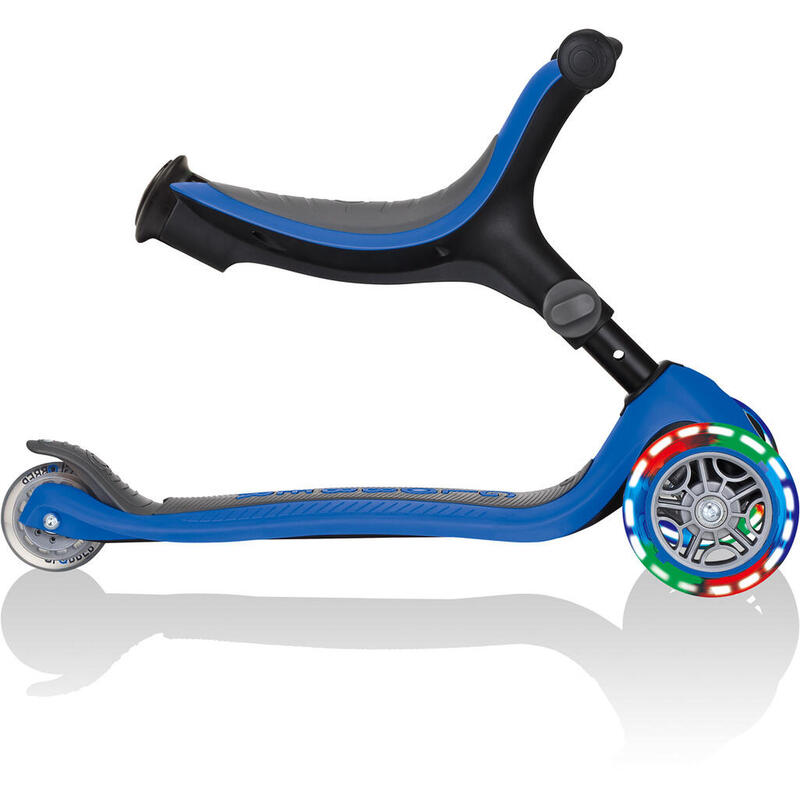 Globber draisienne / Tricycle | GO UP Foldable Plus Lights |Blue
