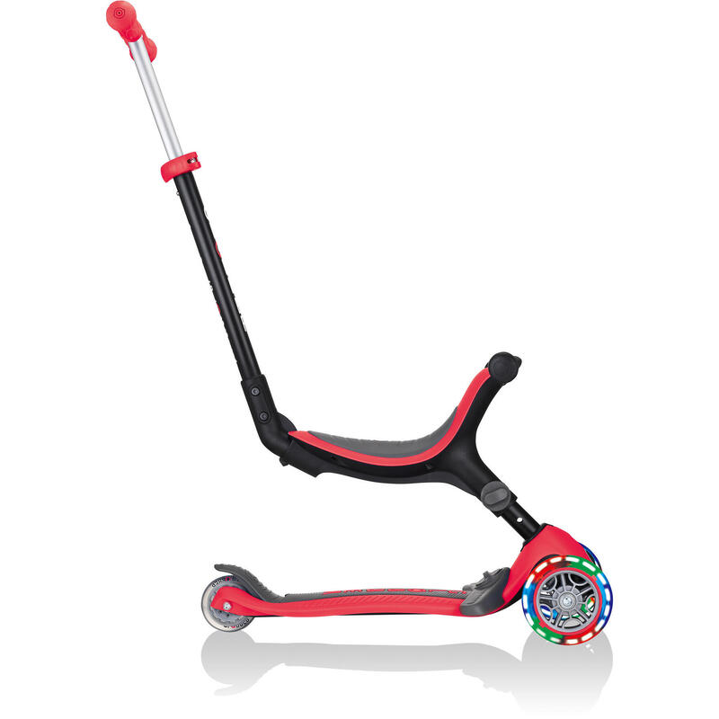 Globber draisienne / Tricycle | GO UP Foldable Plus Lights | Rouge