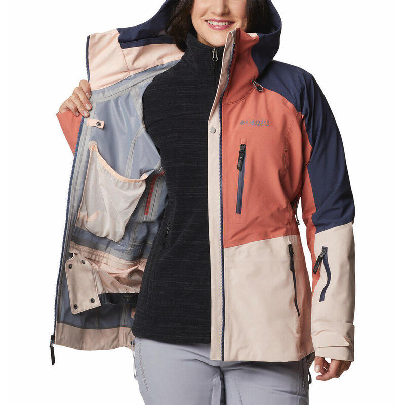 Veste de ski pour femme Columbia Platinum Peak 3L