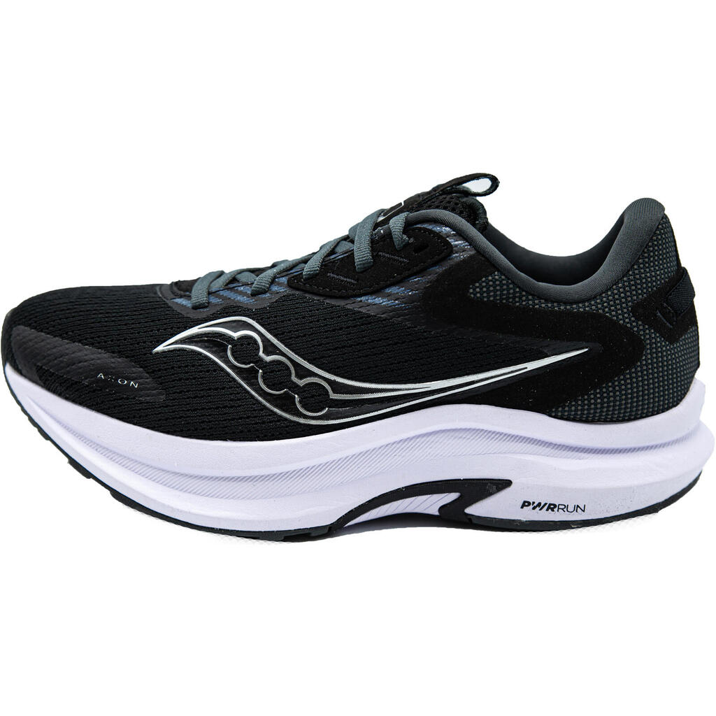 Men's Saucony Axon 2 Running Shoes - Black/White