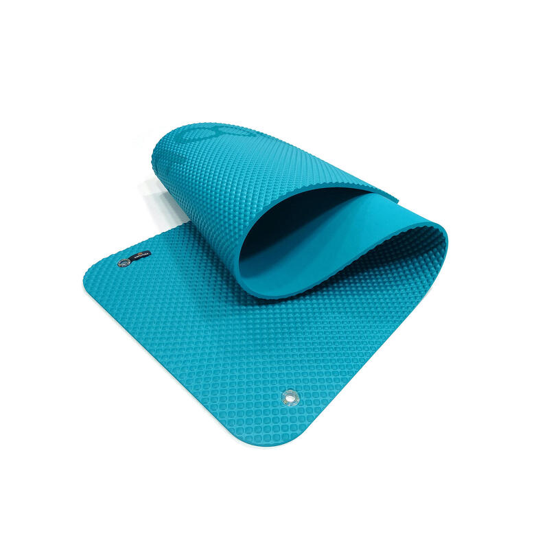 Tapis pour exercices au sol de Pilates. 180x60cm. Aquamarine
