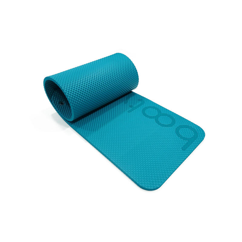 Tapis rembourré max Confort pour Pilates. 180x60cm. Aquamarine