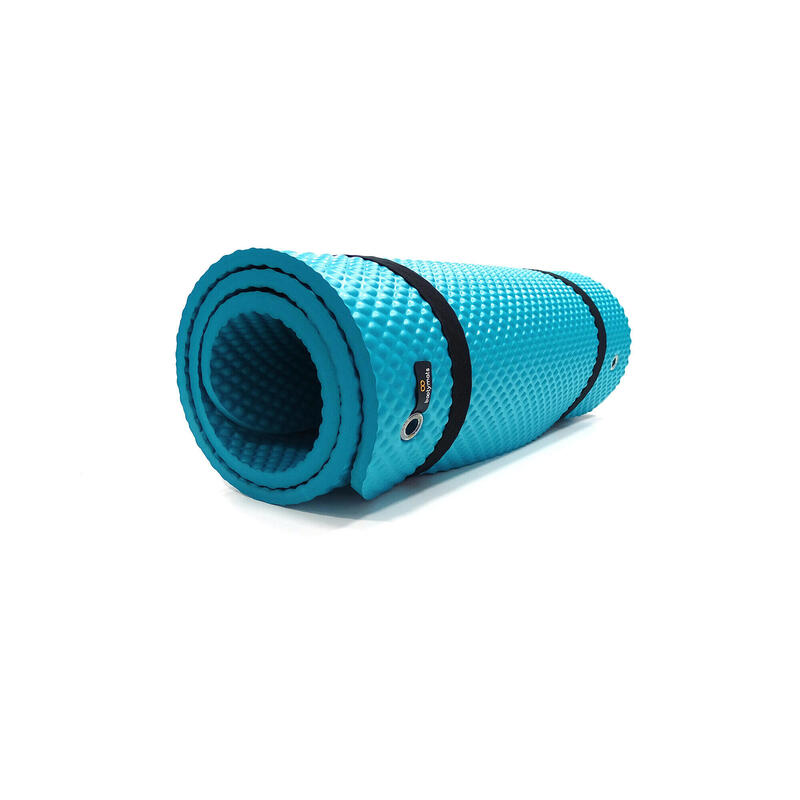Tapis rembourré max Confort pour Pilates. 180x60cm. Aquamarine