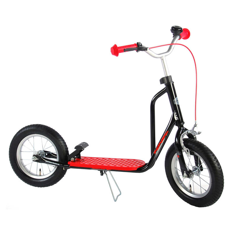 Volare Scooter Autoped 12 Zoll Junior Fußbremse Schwarz/Rot