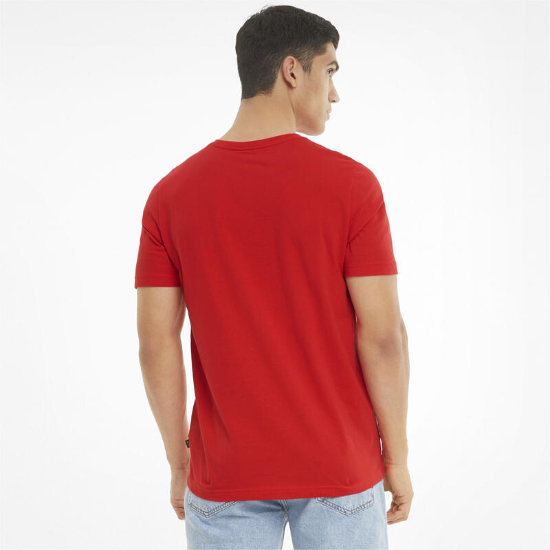 Tricou cu logo Essentials pentru bărbați PUMA High Risk Red