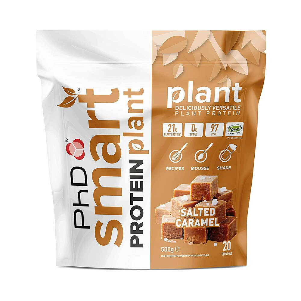PHD NUTRITION PhD Nutrition | Smart Protein Plant Powder | Salted Caramel Flavour | 500g