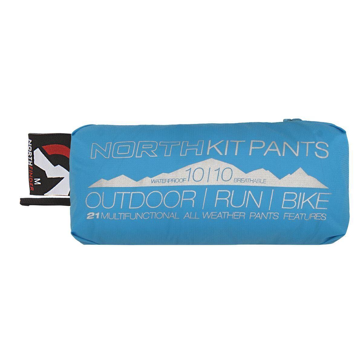 Dámské nepromokavé multisportovní kalhoty sbalitelné NORTHKIT 3/7