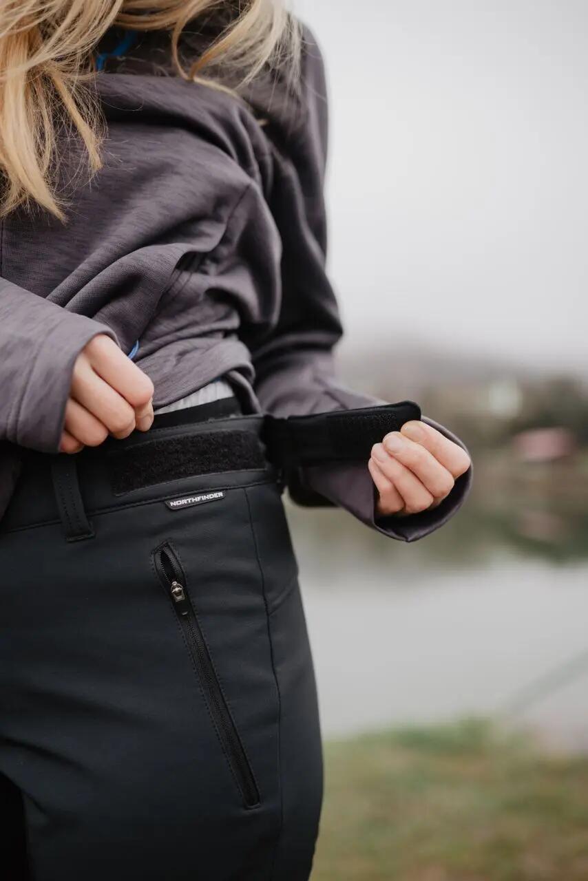 Dámské outdoorové kalhoty active softshell pro 3L MADZER 5/5