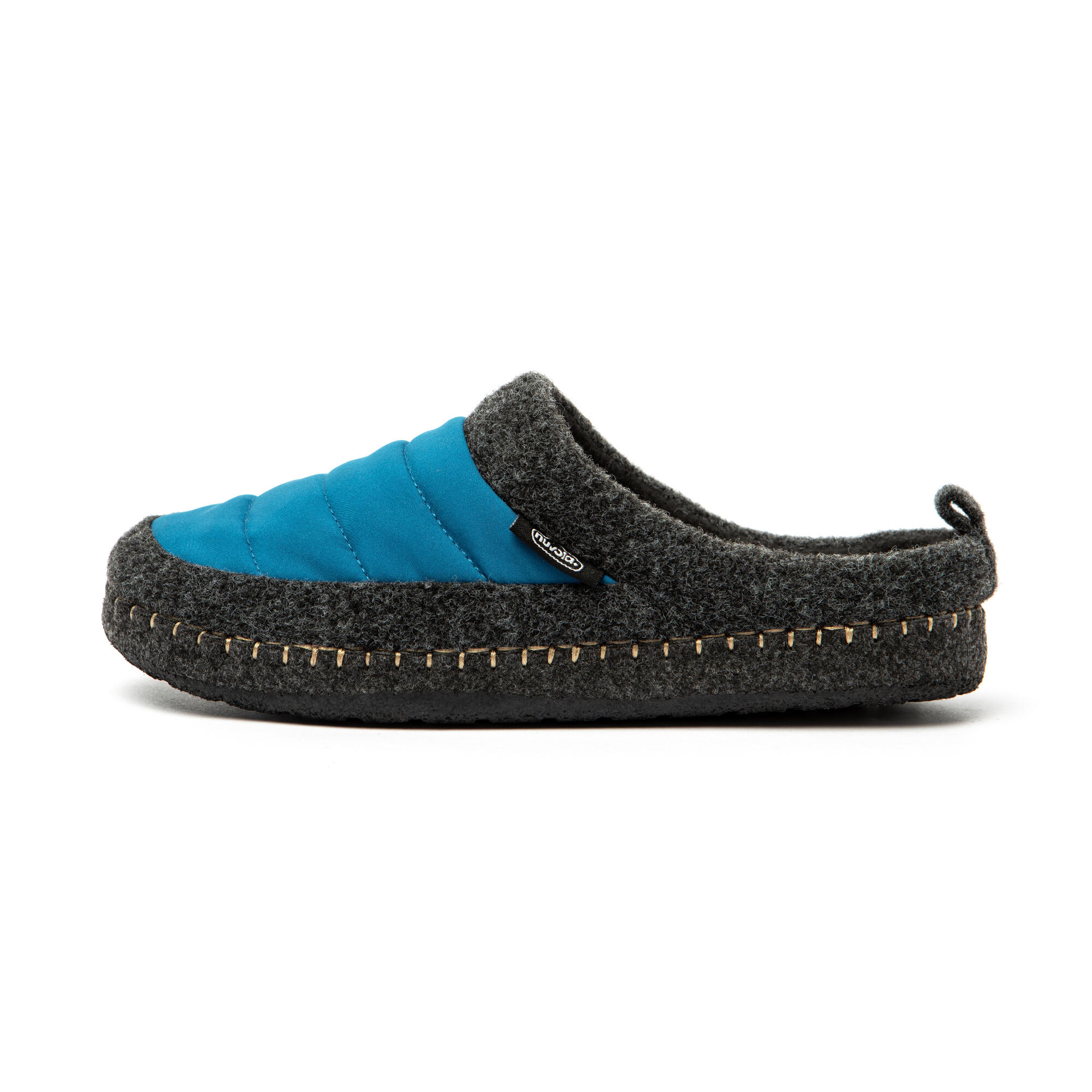 Pantofole Nuvola unisex in blu con suola in gomma 4/6