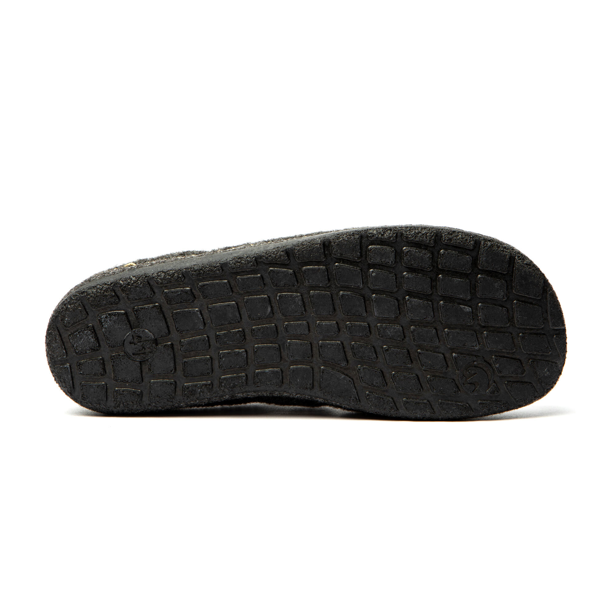 Nuvola grijze unisex slippers met rubberen zool 5/6