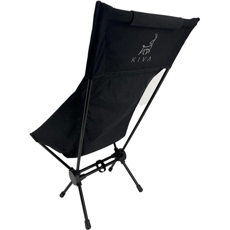 Premium Hightback Camping Chair - Black