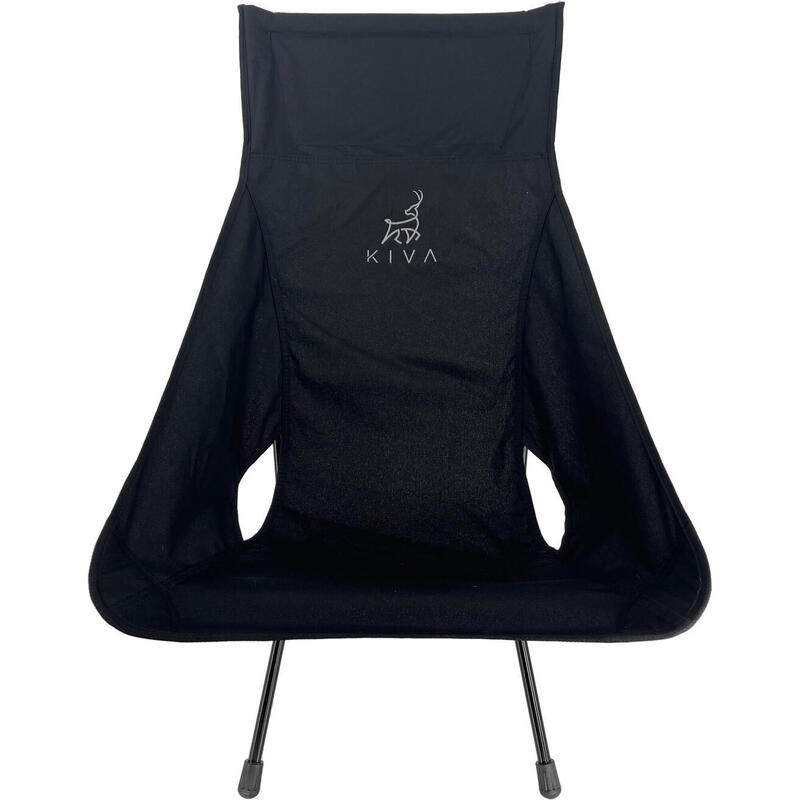 Premium Hightback Camping Chair - Black