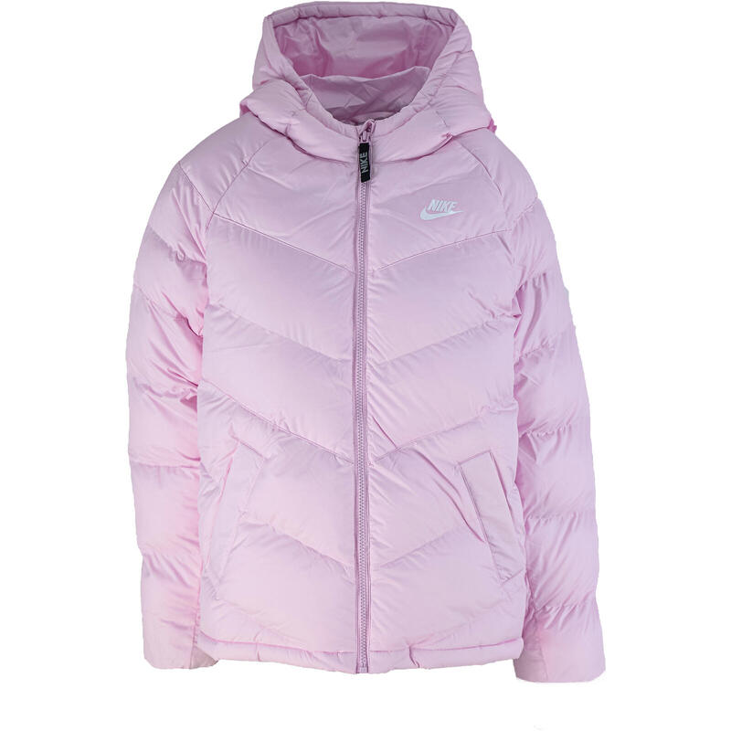 Chaqueta Nike Sportswear Synthetic-Fill Hooded Jacket, Rosado, Niños