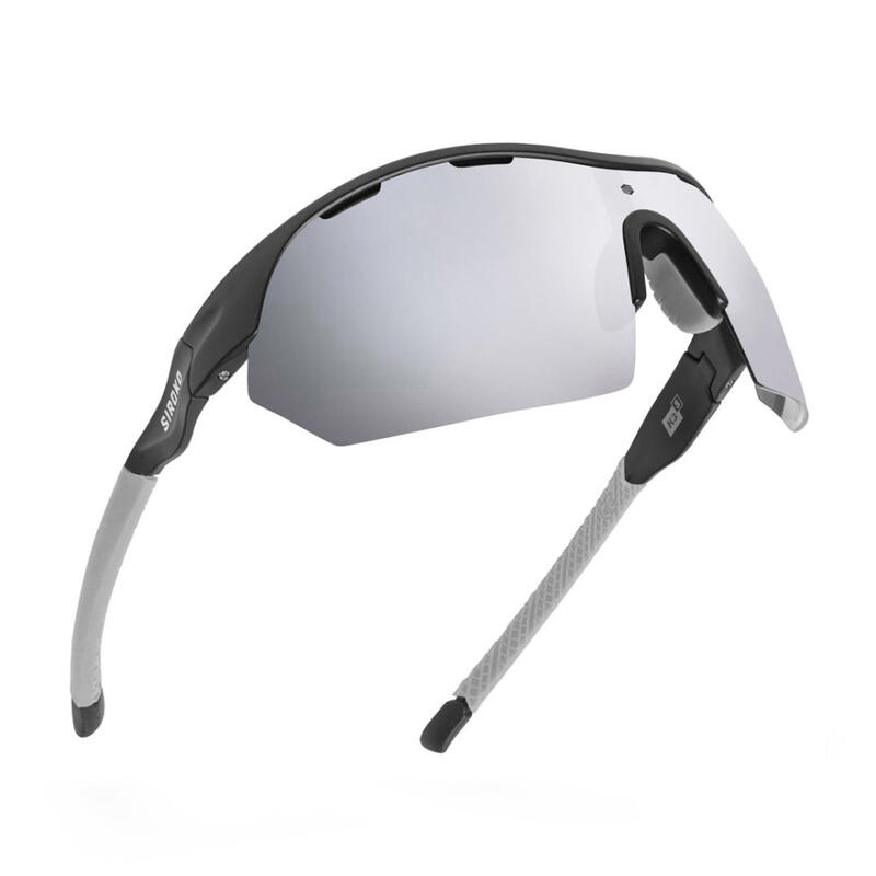 Herren und Damen Radsport Fahrradbrille K3s The Runner SIROKO Schwarz