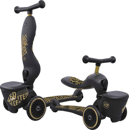 Scooter Laufrad / Dreirad Highwaykick 1 lifestyle Black-gold
