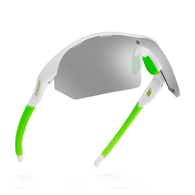 Gafas fotocromáticas ciclismo Hombre y Mujer K3s PhotoChromic Fluor Blanco