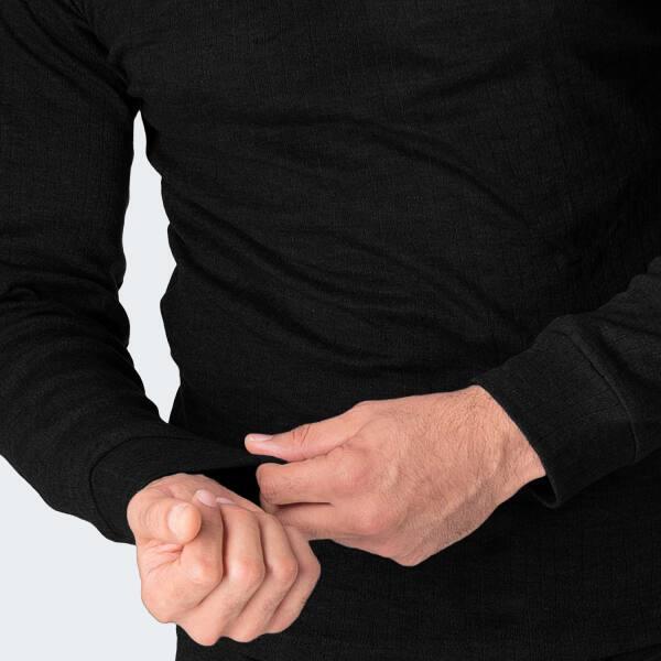 3 t-shirts thermiques | Sous-vêtements | Hommes | Polaire | Bleu/Gris/Noir 5/5