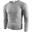 T-shirts thermique | Sous-vêtements | Hommes | Doublure polaire | Gris