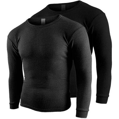 Thermounterhemd Herren 2er Set | Funktionsunterhemd | Anthrazit/Grau