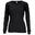 Thermounterhemd Damen | Sportunterhemd | Innenfleece | Schwarz