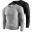 2 magliette termiche | Maglie sportive | Uomo | Pile interno | Antracite/Grigio