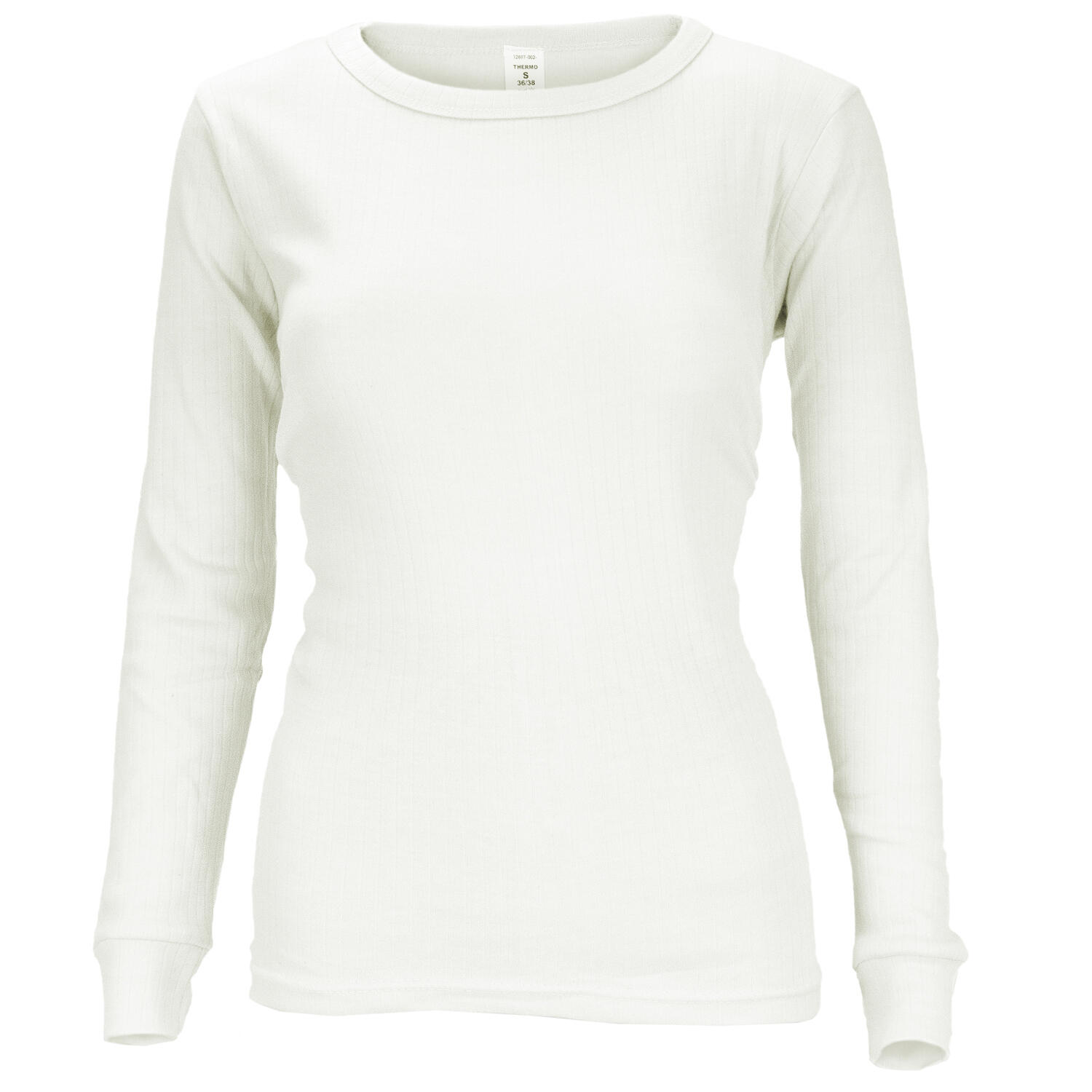 Thermal T-shirt | Underwear | Women's | Fleece lining | Cream