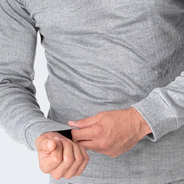 2 t-shirts thermiques | Sous-vêtements | Hommes | Polaire | Bleu/Gris 5/5