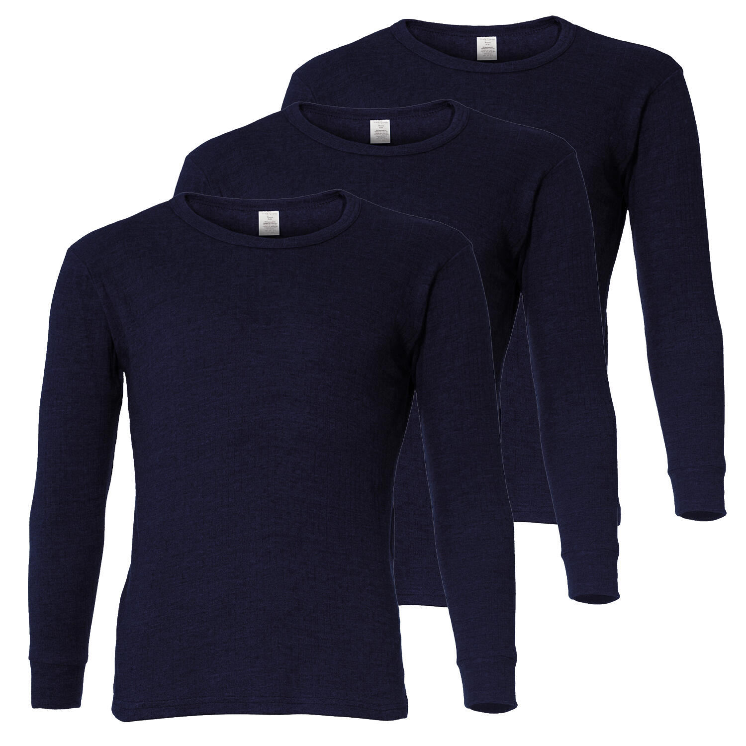 3 thermal t-shirts | Underwear | Men's | Fleece | Blue