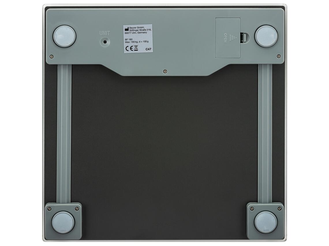 Schaal van impedantiemeter Beurer BF 180 3/5