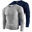 2 t-shirts thermiques | Sous-vêtements | Hommes | Polaire | Bleu/Gris