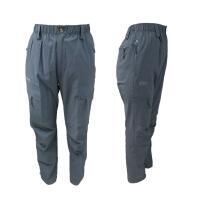 Quick Dry Unisex Slim Tapered Pants with Multi Pockets - GREY