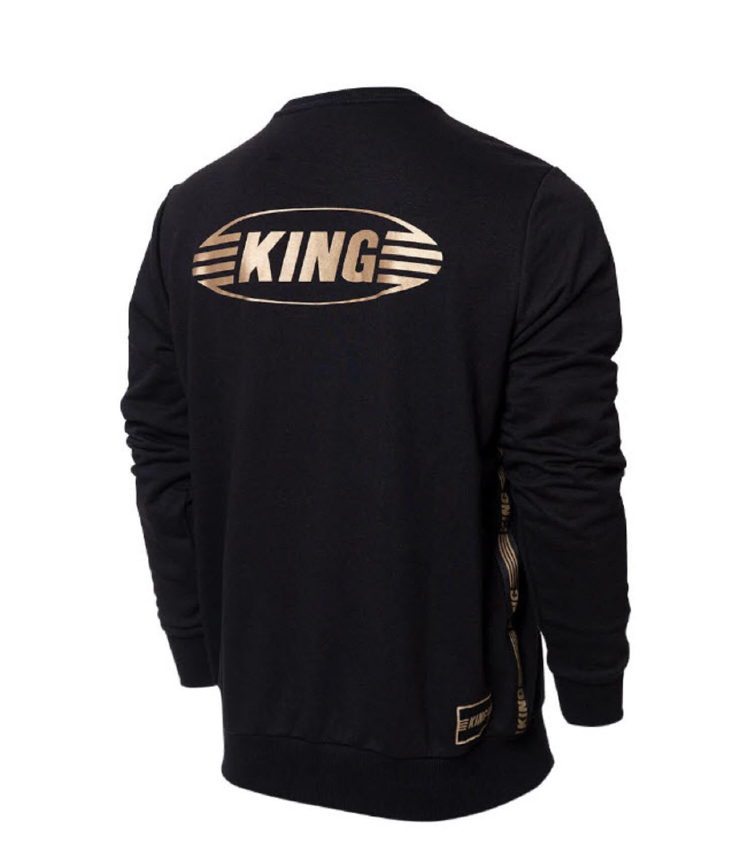 Moletom de puma rei masculino preto l - icônico e confortável 3/5