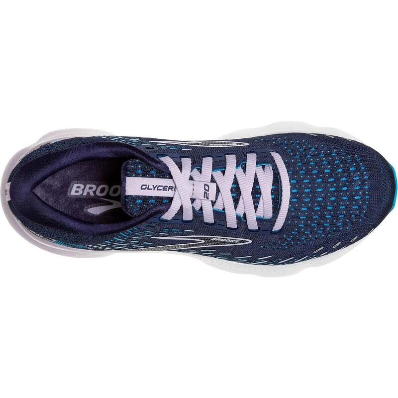 Deportivo Brooks Glycerin 20 Azul Mujer