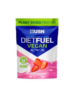 USN Diet Fuel Vegan (880g) Strawberry - Proteine - Sostituto del pasto