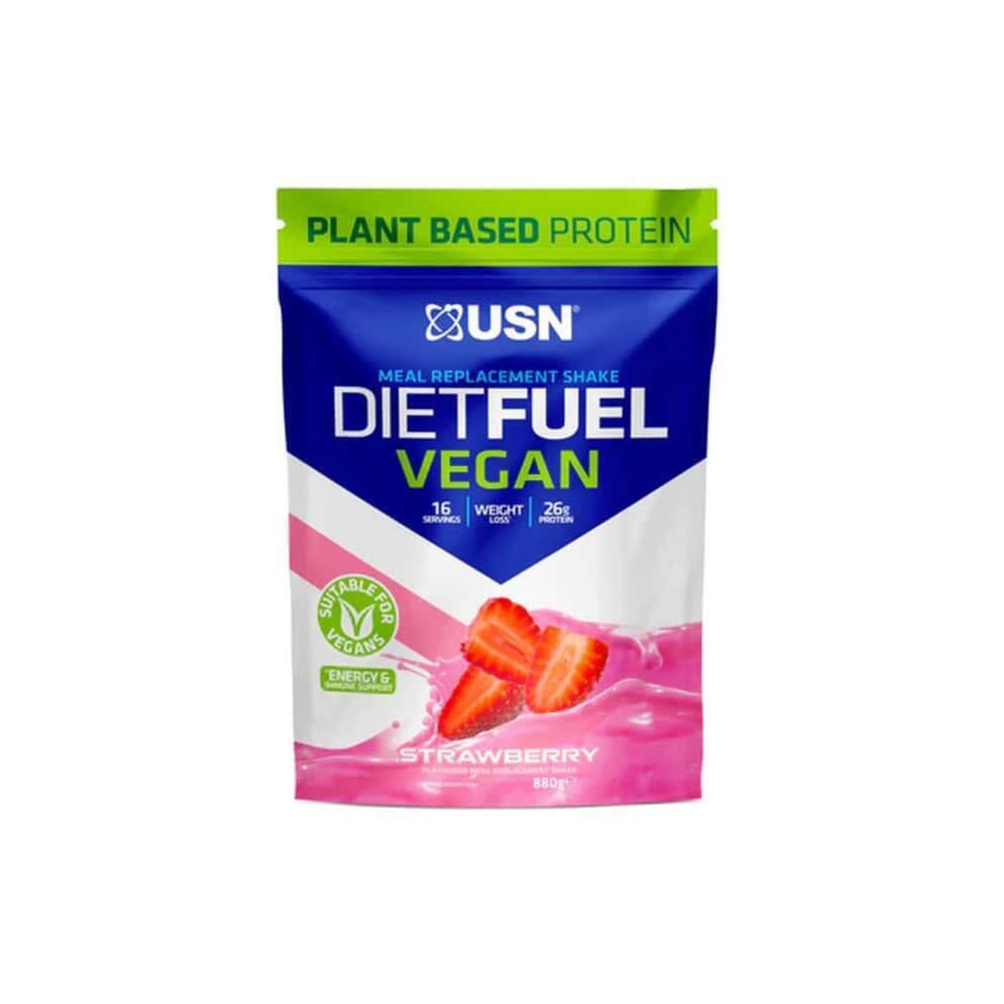 Usn - Diet Fuel Vegan (880g) - Fraise - Poudre - Decathlon