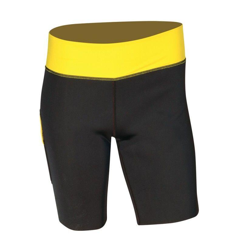 Short de bain homme ATOLL noir et jaune