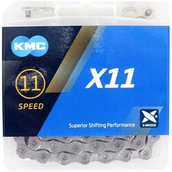 Cadena kmc x11r-gris 118p 11v