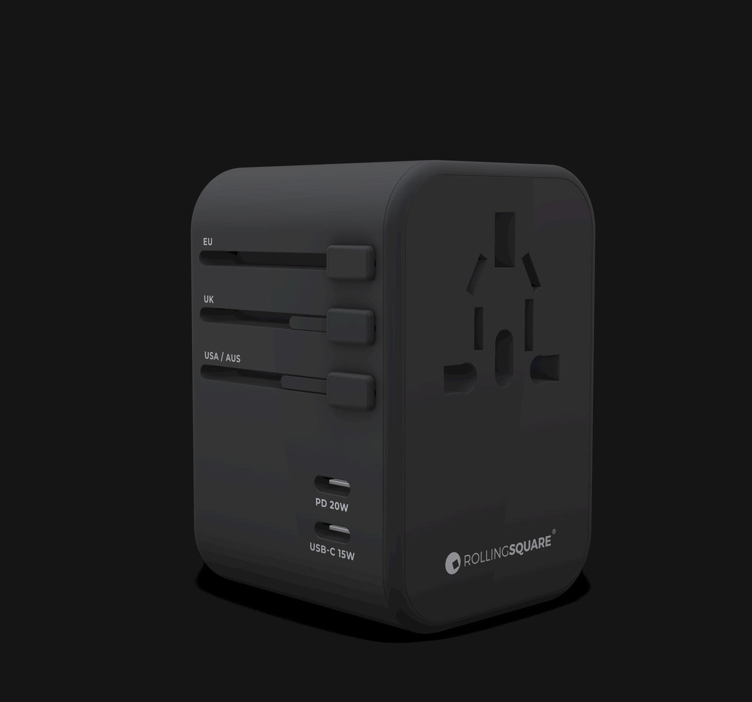 World Plug Travel Adapter l Universal Travel Plug Quick Charger 35.5W - 3 USB 5/5