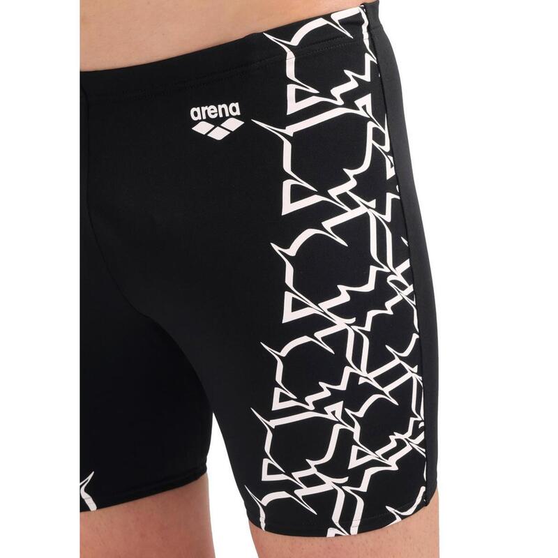 Swim Graphic Mid Jammer De Natation - Noir