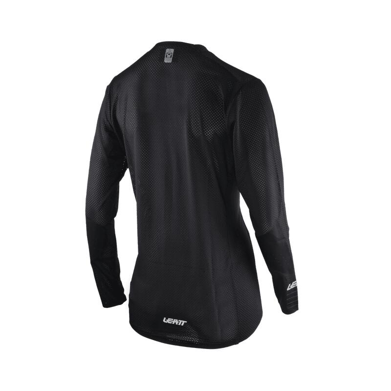 Maglia Ciclismo Donna MTB Gravity 4.0 Nero