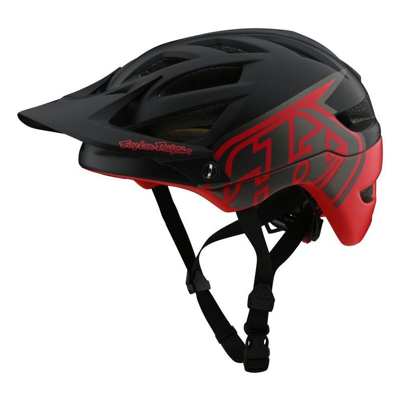 A1 Helm (MIPS) Classic Helm - Zwart/Rood