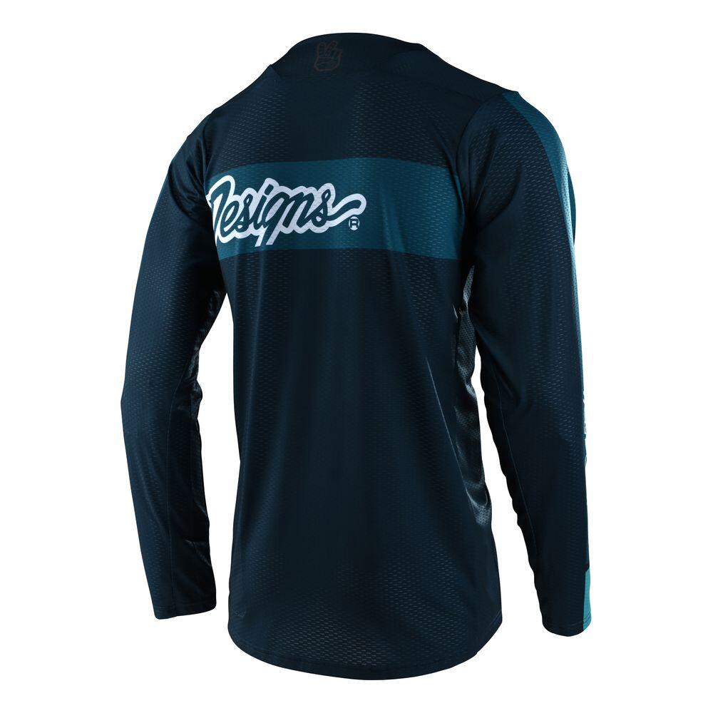 Ultraleichtes MTB-Trikot SKYLINE AIR mit langen Ärmeln Blau Herren 2/2