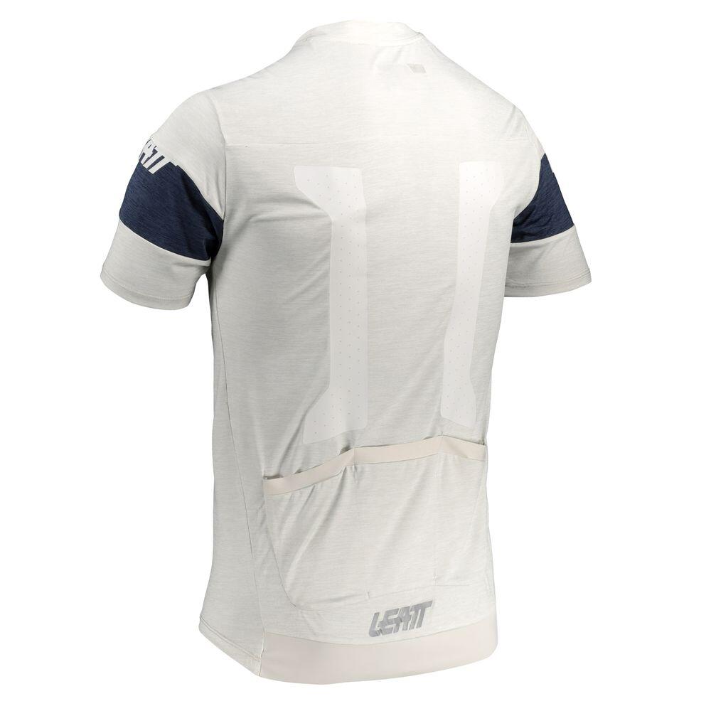 Maillot de cyclisme VTT 1.0 homme gris 2/6