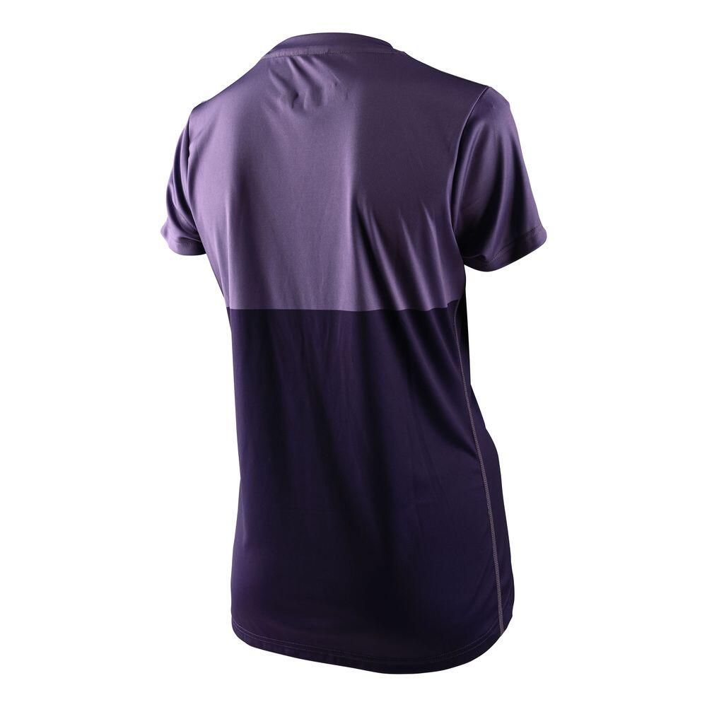 Camiseta de ciclismo MTB LILIUM BLOCK para mujer, violeta 2/2